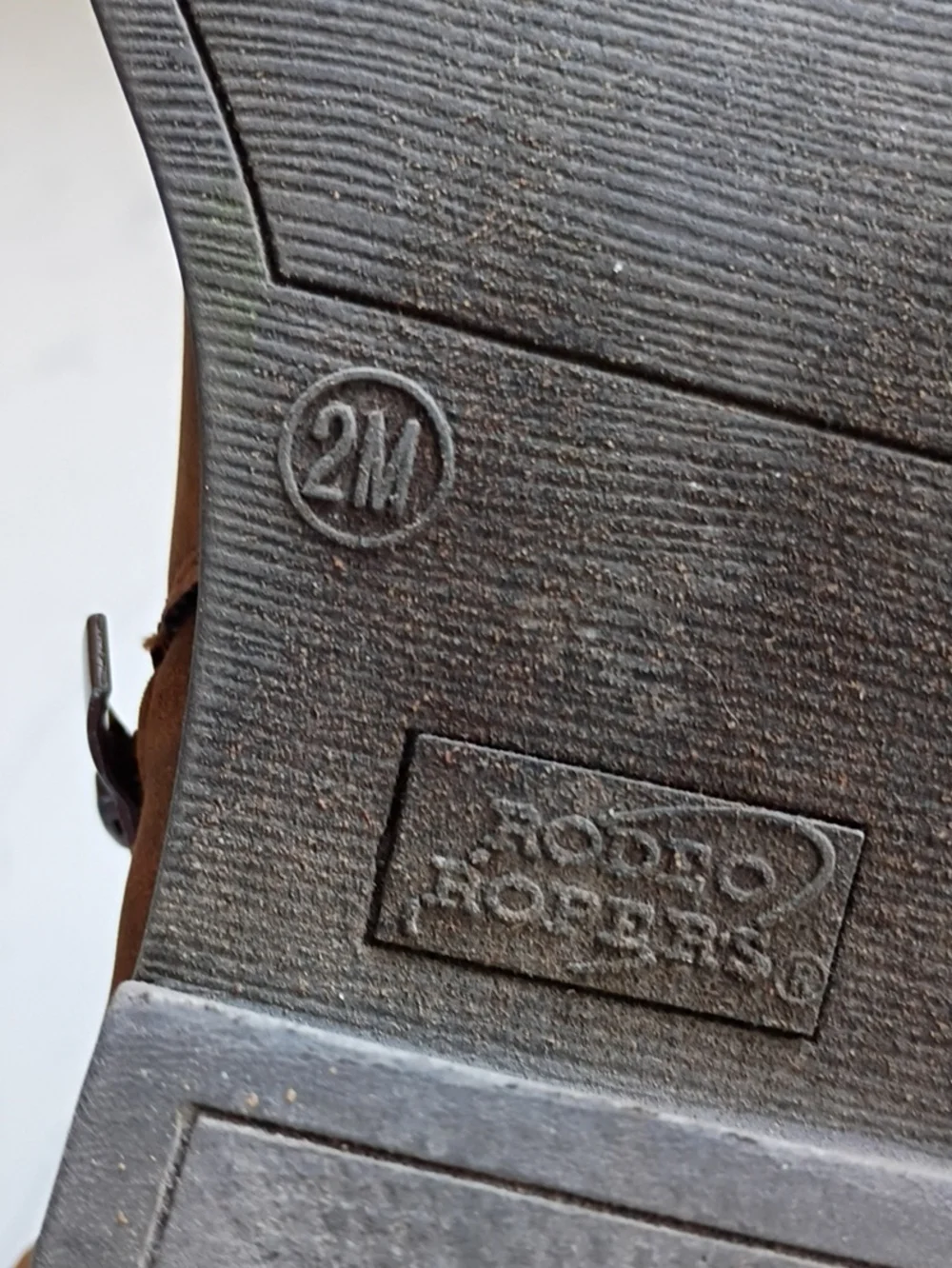 Rodeo Ropers Brown Embroidered Western Boots with Coin & Lace Accents